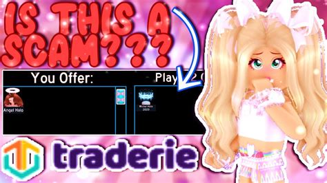 IS TRADERIE *REALLY* SAFE TO USE FOR ROYALE HIGH?? ROBLOX Royale High ...