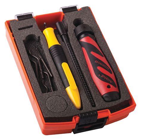 SHAVIV Deburring Tool Set, Multi-Purpose Blades - 52JH83|90116 - Grainger