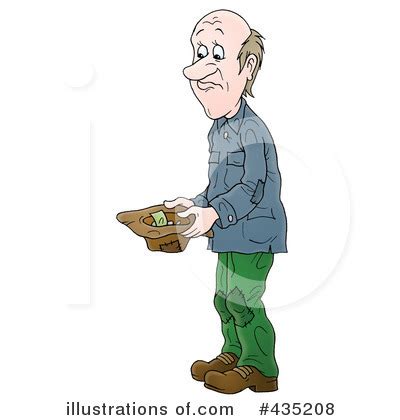 Begging Clipart #435208 - Illustration by Alex Bannykh