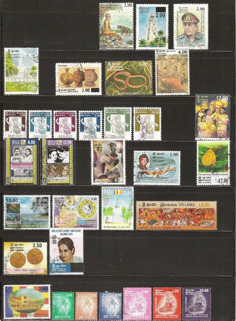 My Postage Stamps Collection: Sri Lanka