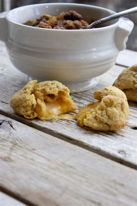 Whole Grain Cheese-Stuffed Cornmeal Biscuits – KS