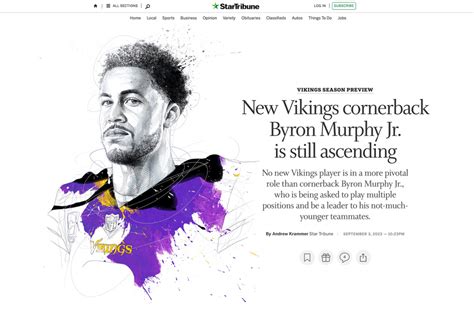 Star Tribune Vikings – David Despau