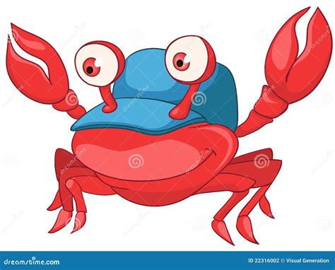 Cartoon Character Crab Stock Photography - Image: 22316002