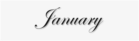 January Calligraphy Font Calligraphy And Art - Bank2home.com