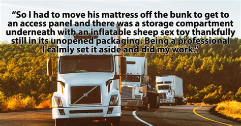 15 Truckers Share Their Weirdest, Grossest Stories From The Road