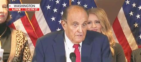 Rudy Giuliani’s Hair Dye Started Running Down His Face Mid-Press ...