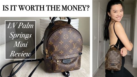 LOUIS VUITTON PALM SPRINGS MINI BACKPACK WORTH IT? | Review | Wear and Tear | What Fits | How to ...