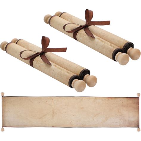 Snapklik.com : 2 Pack Blank Paper Scrolls 7.5 X 31 Inches Scroll Paper ...