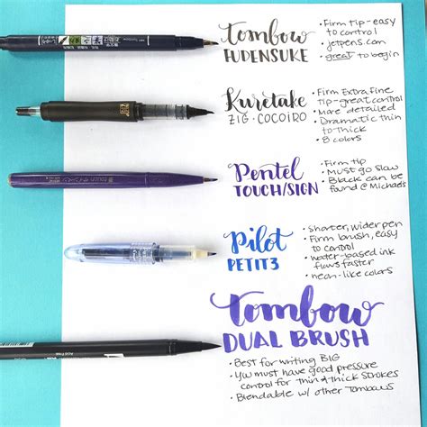 Calligraphy Pens For Beginners Amazon - A set of metallic calligraphy brush marker pens from ...