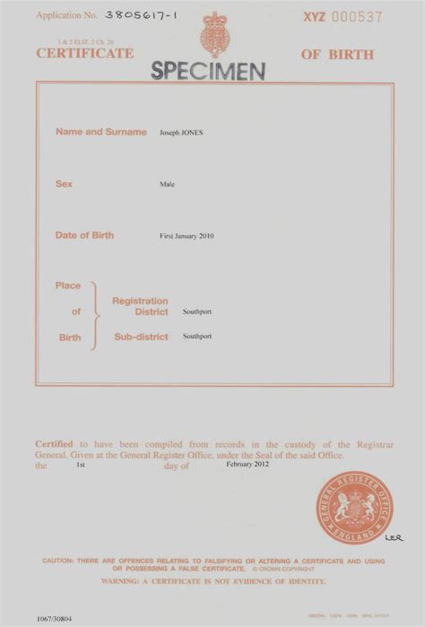 Birth and adoption certificates in England & Wales | D·P·O