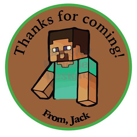 Minecraft Themed Stickers on Storenvy