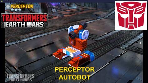 Transformers: Earth Wars - Unlock Autobot PERCEPTOR (3 STAR) and Gameplay - YouTube