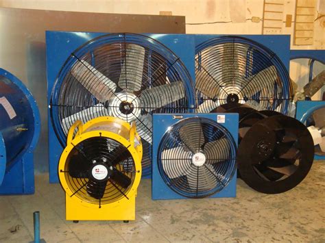 Clasificación y aplicación de ventiladores industriales - Suministros Industriales