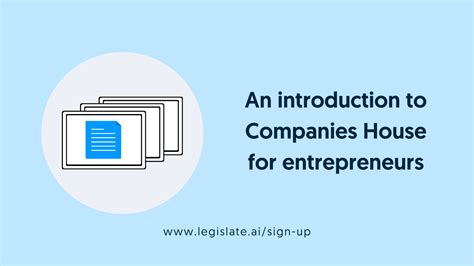 An introduction to Companies House for entrepreneurs