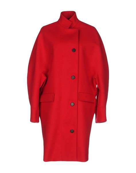 Balenciaga Coats In Red | ModeSens