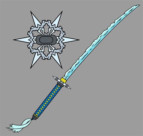 Ice katana by TornioDuva on Newgrounds Katana Anime, Ice Sword, Steampunk Gloves, Anime Snow ...