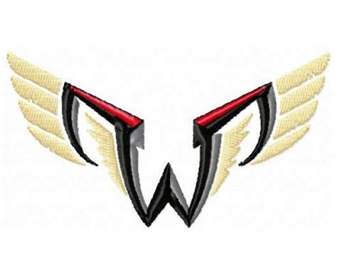 Philadelphia Wings logo machine embroidery design for instant download ...