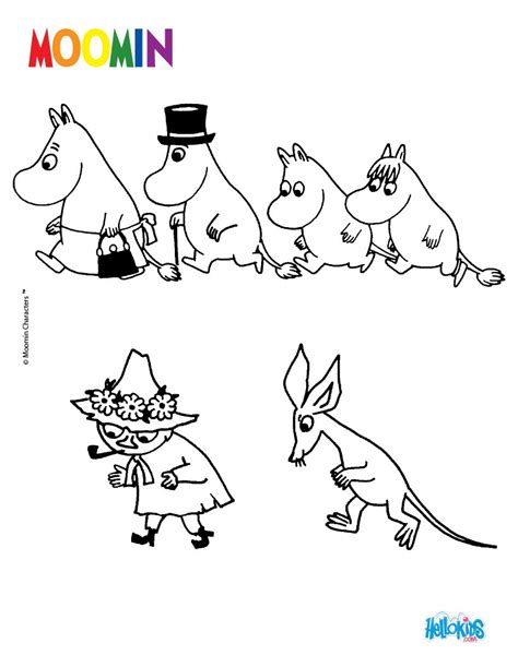 Moomin coloring pages - Hellokids.com