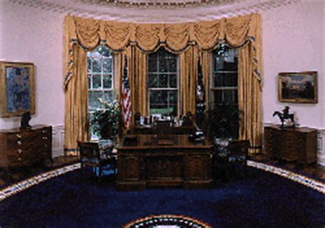 Map of the West Wing of the White House