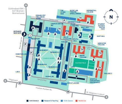 Campus Map & Directions | Constructor University