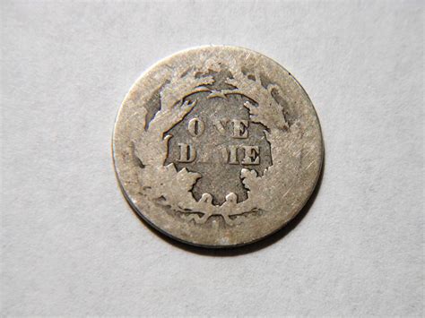 1875-S Silver Seated Liberty Dime-Mint Mark Under Bow - For Sale, Buy ...