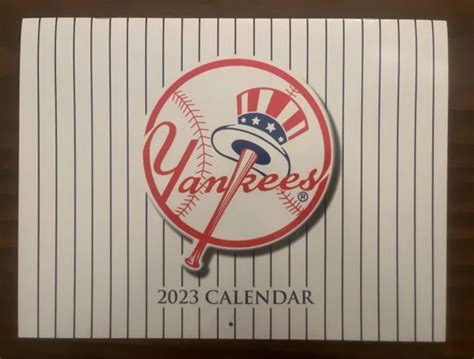 NEW YORK YANKEES CALENDAR SGA 2023 SCHEDULE Stadium Give Away 23 NY ...