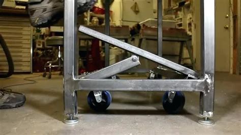 Diy Retractable Casters / Mobile work bench with retractable wheels ...