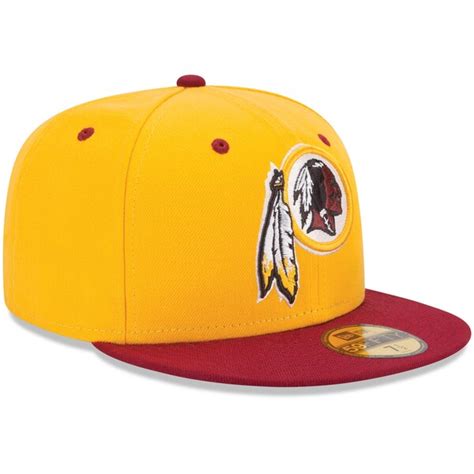 New Era Washington Redskins 2Tone 59FIFTY Fitted Hat - Gold - Fanatics.com