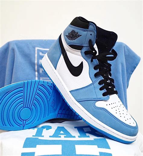 Fotos Reais Do Air Jordan 1 ‘University Blue’ Começaram A Surgir ...