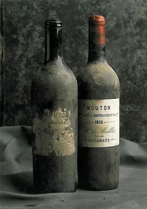 wine, old bottles, 1918 vintage, Bordeaux, Mouton | Wine bottle, Vintage wine, Wine