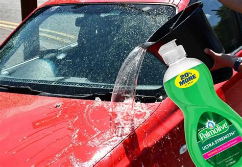 Can I wash my car with dish soap?