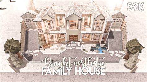 Bright Aesthetic Family House | Bloxburg Build - YouTube in 2021 | Cool ...