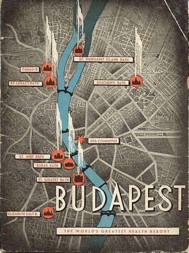 Thermal Baths of Budapest Map | Budapest travel, Budapest, Hungary travel