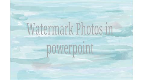 How To Watermark Photos In PowerPoint - Whatvwant [2024]