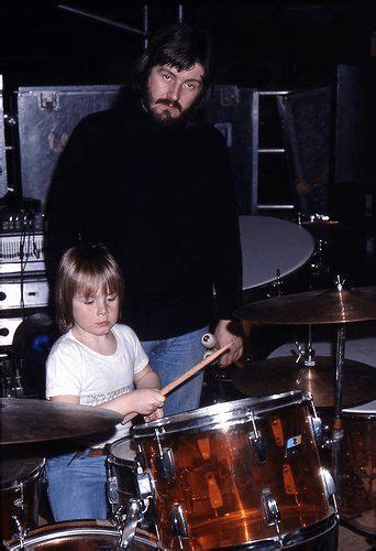 John Bonham giving his son Jason a drumming lesson : r/ledzeppelin