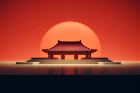 Chinese temple architecture on Behance