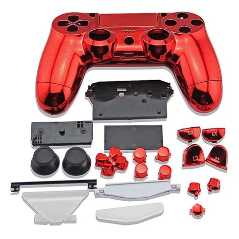 PS4 Controller Full Case electroplate red | Ps4 controller, Red ps4, Ps4