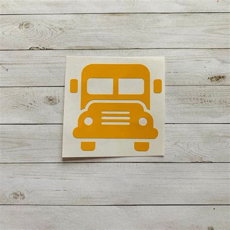 School Bus Decal School Bus Sticker Bus Decal Bus - Etsy | School decal ...