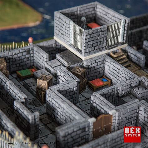 3D Printable Dungeon Tiles Base Set