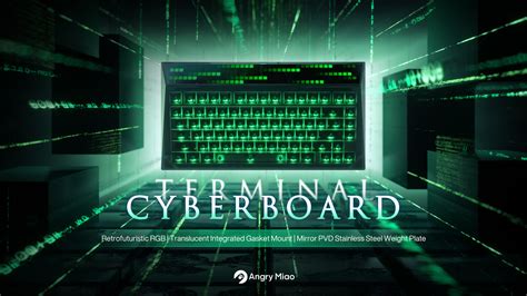 Angry Miao launches CYBERBOARD Terminal Mechanical Keyboard - FunkyKit