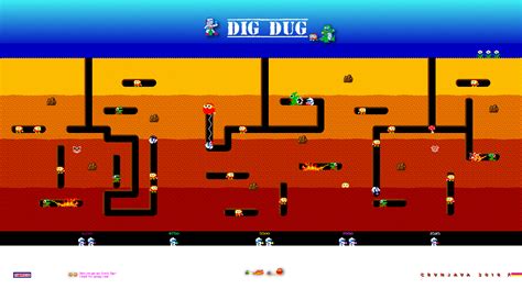 🔥 Download Dig Dug Arcade Game Wallpaper Gaming Games by @billyr7 | Dig Wallpapers, Dig Wallpapers,