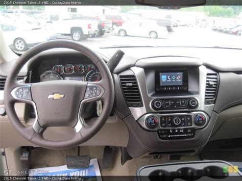 Cocoa/Dune Interior Dashboard for the 2015 Chevrolet Tahoe LS 4WD ...