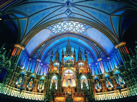 The-interior-of-the-Notre-Dame-Basilica-Montreal - The MyTennisLessons Blog