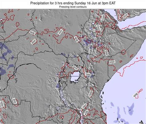 Rwanda Precipitation for 3 hrs ending Tuesday 11 Apr at 9am EAT