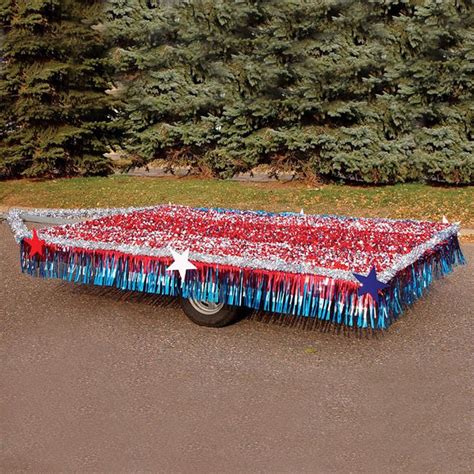 Patriotic Metallic Trailer Kit | Parade float, Homecoming floats, 4th of july parade