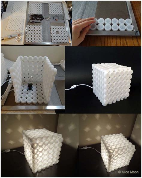 DIY Creative Plastic Bottle Cap Lamp