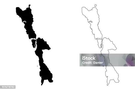 Mon State Map Vector Stock Illustration - Download Image Now - Abstract ...