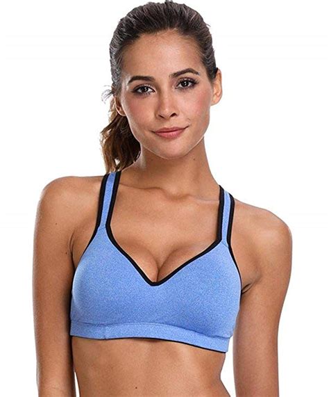 ATTRACO Sports Bra for Women Adjustable Active Push Up Padded Sports Bra at Amazon Women’s ...