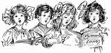 Choir  ClipArt ETC sketch template