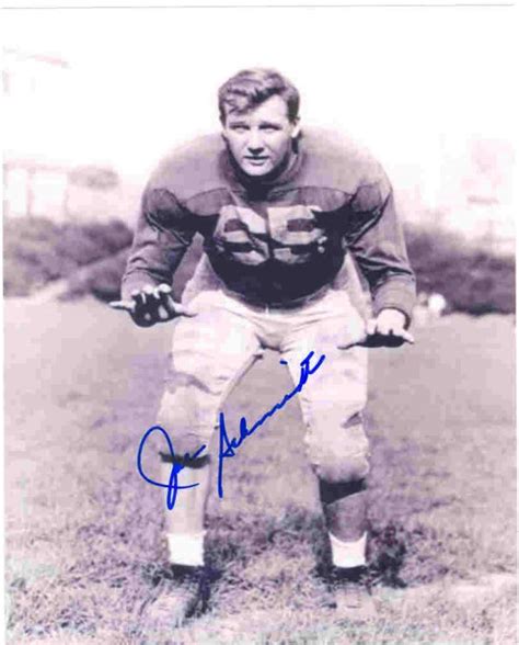 AUTOGRAPHED JOE SCHMIDT 8X10 Pittsburgh Panthers Photo - Main Line Autographs